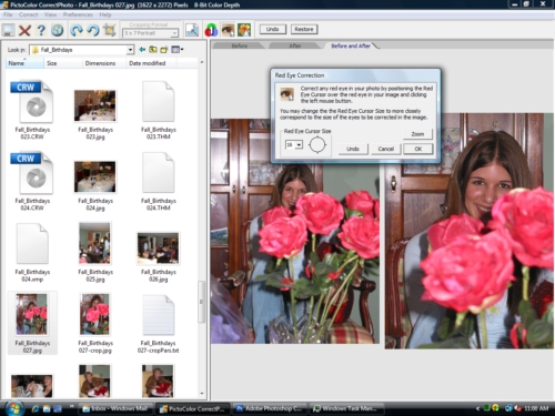 CorrectPhoto Red Eye Reduction