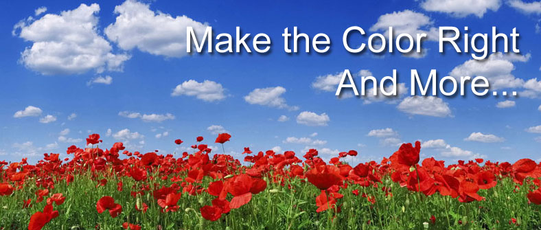 Make the Color Right.  And More...